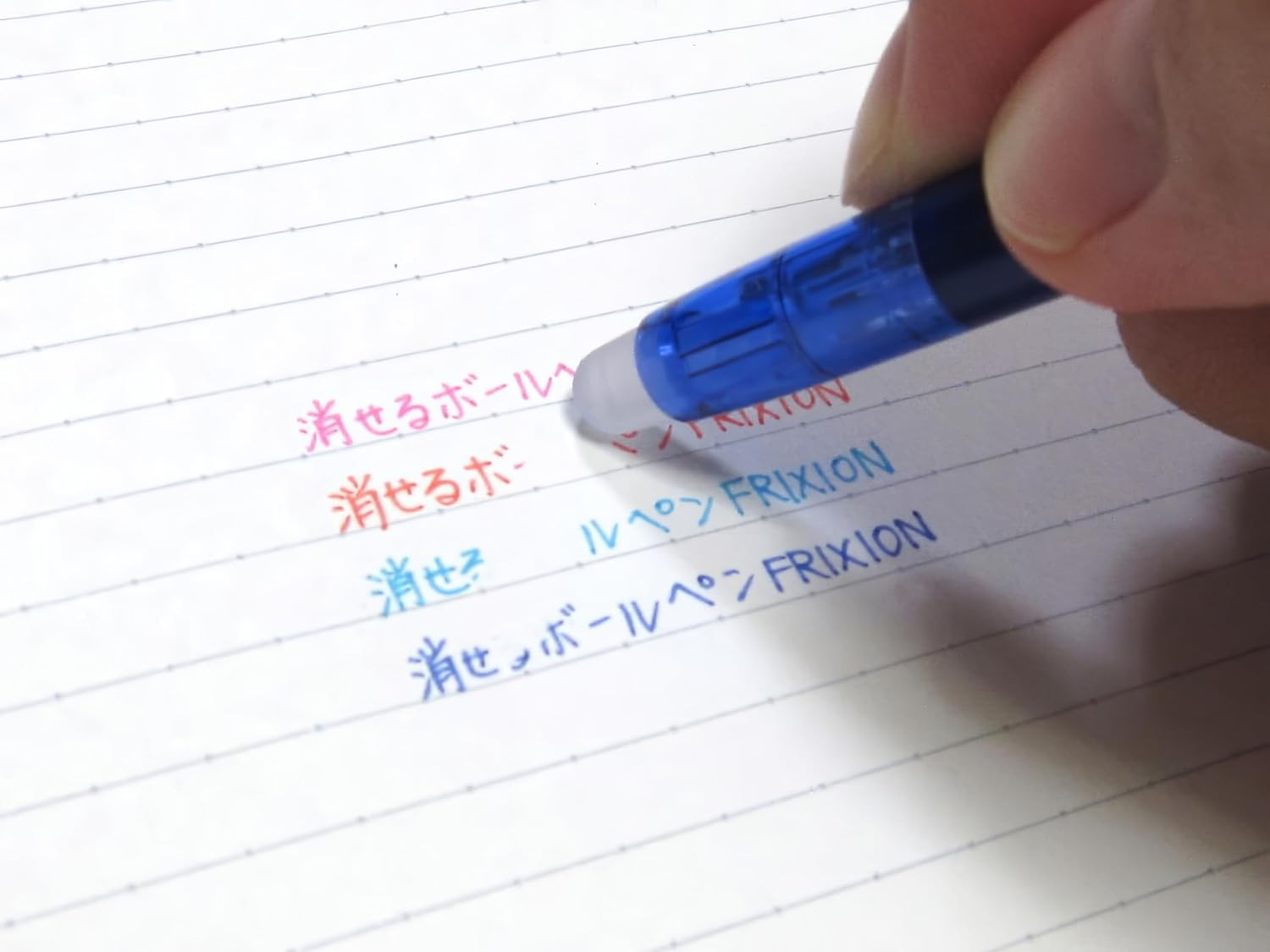 Pilot Frixion Ball Slim 038 Ballpoint Pen, Green (LFBS-18UFG) image number 2