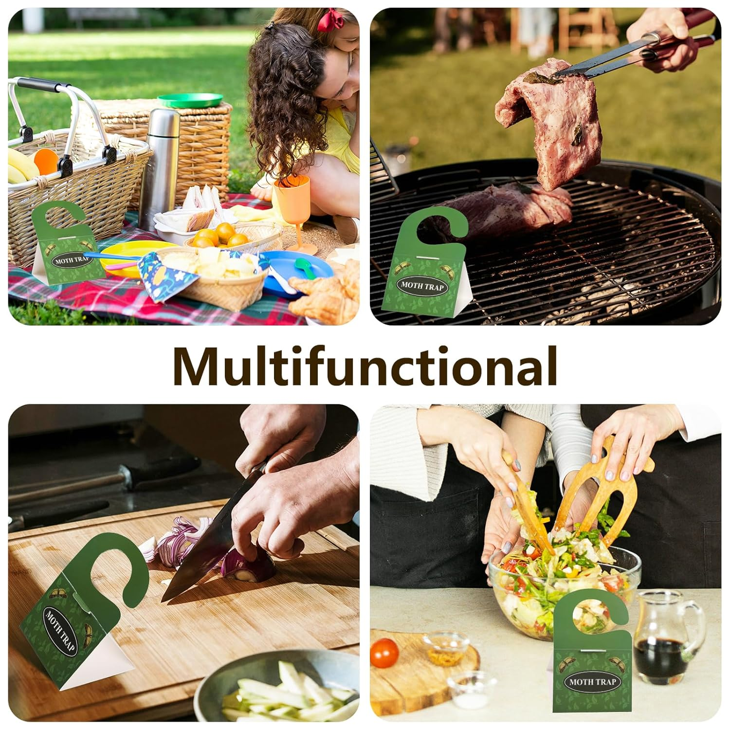 Clothes Moth Traps 8 Pack,Joogee Pantry Moth Traps Effective Safe Capture Clothing Closets, No Insecticides | Premium Attractant | Protect Clothes, Sweaters, Wool, Carpet | Safe Moth Killer image number 3