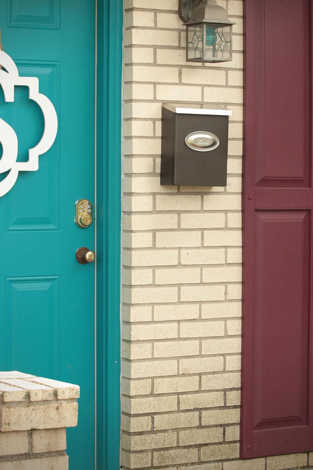 Architectural Mailboxes Designer Locking, Medium Capacity, Galvanized Steel, Wall-Mount Mailbox, Venetian Bronze/Satin Nickel - Venetian Bronze image number 7