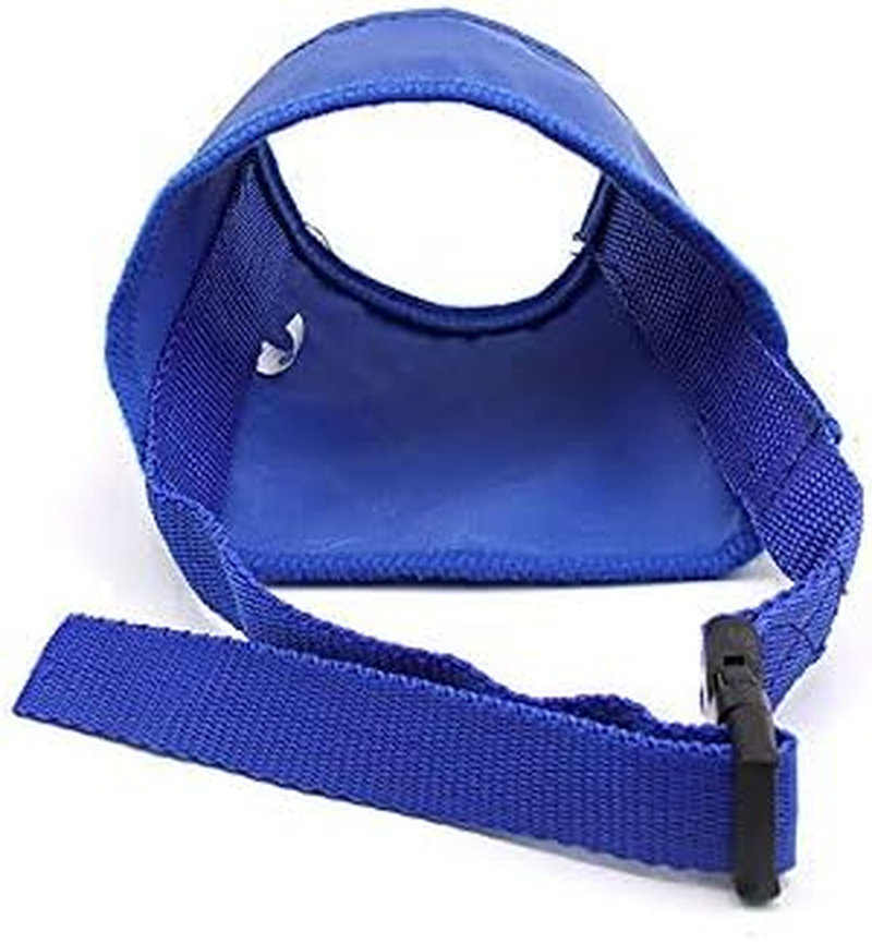 Dog Muzzle Suit, 7Pcs Dog Muzzles for Biting Barking Chewing, Adjustable Dog Mouth Cover for Small Medium Large Dog, Soft Comfortable Dog Muzzle for Long Snout (Blue, 4#) image number 1