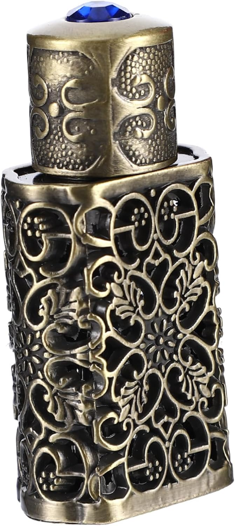 3Pcs Metal Glass Engraving Perfume Bottle 3Ml Essential Oil Dispenser Portable Travel Spray image number 5