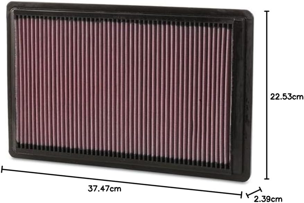 K&N 33-2284 Panel Air Filter for 2003-2011 Mazda RX-8 1.3L Models image number 2