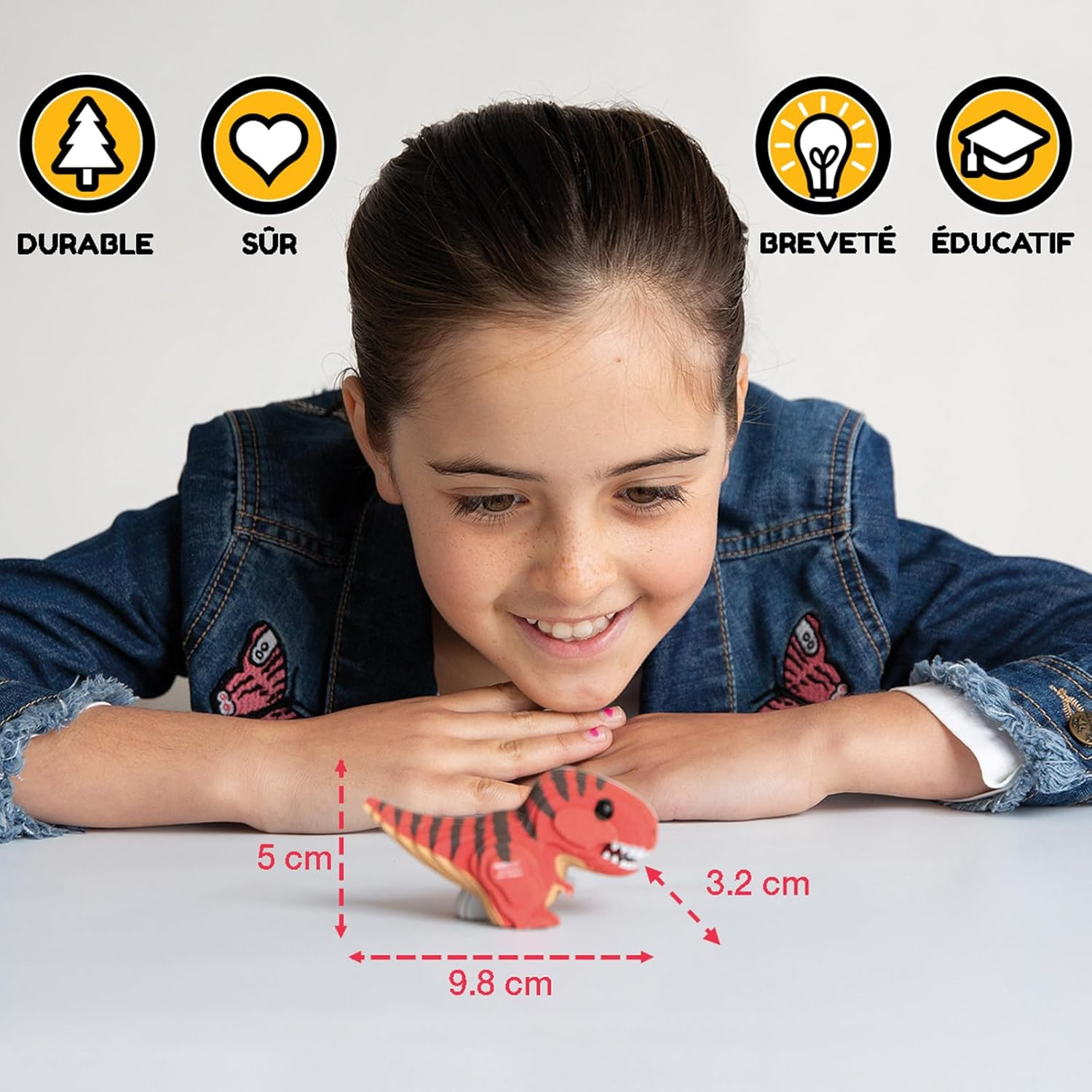 EUGY 022 Bald Eagle 3D Paper Puzzle - 22 Pieces Eco-Friendly Educational Toy Puzzle for Boys, Girls & Kids Ages 6+ image number 5