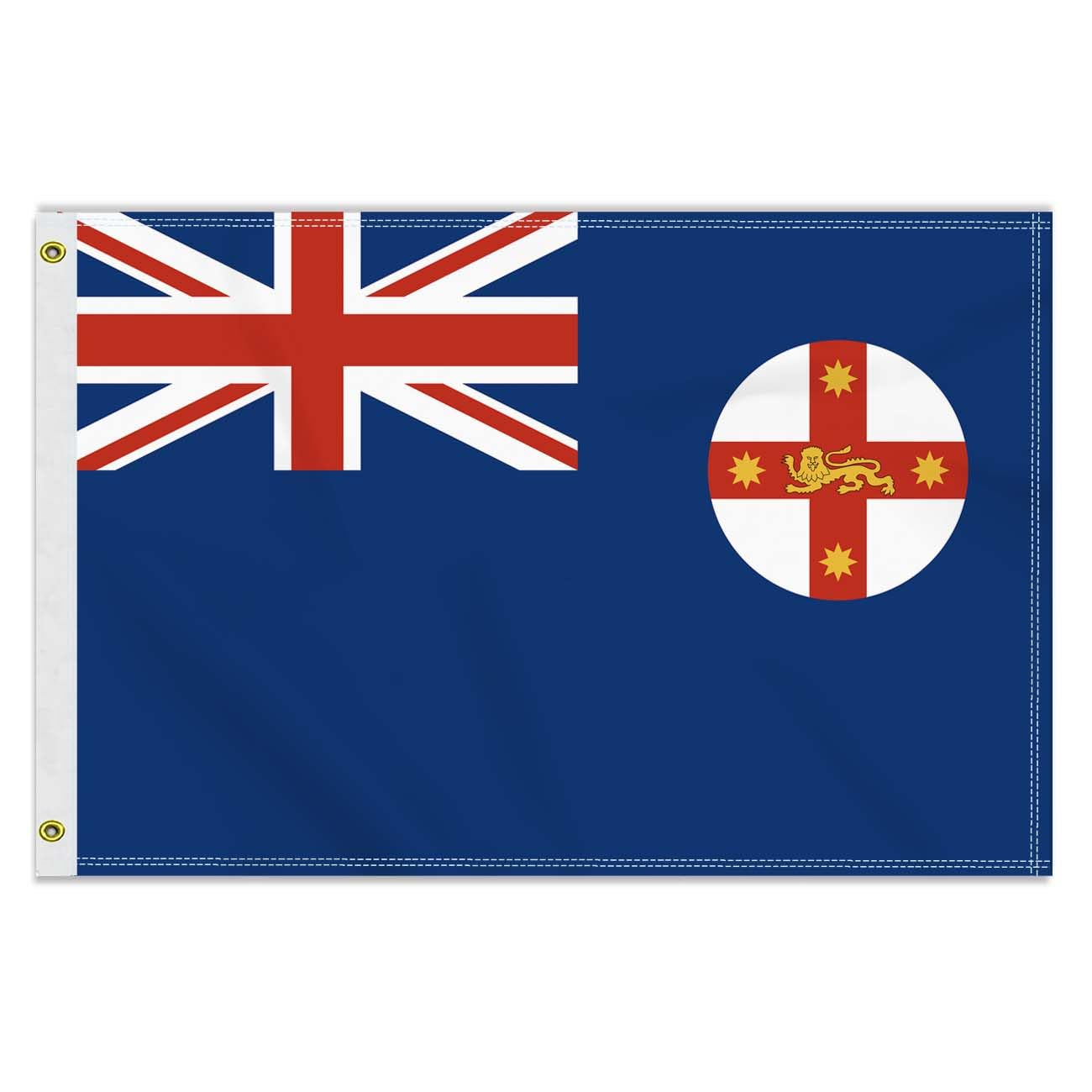 Medium 2&times;3 FT New South Wales State Flag, 60&times;90 CM NSW 100D National Outdoor Banner,Decorgarden with Brass Gromment image number 1