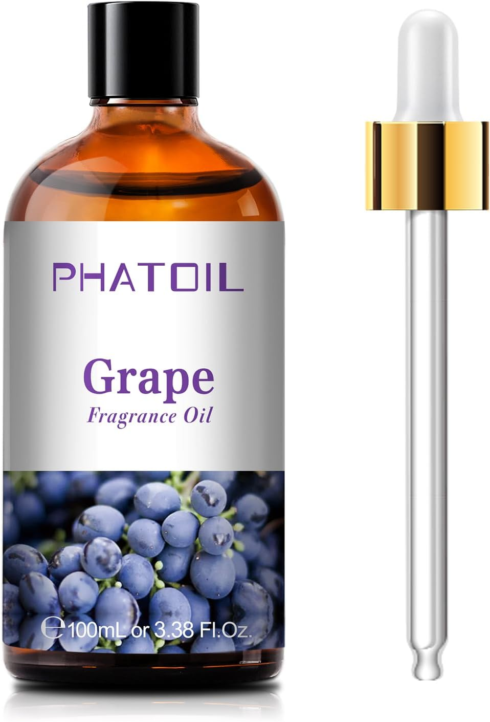 PHATOIL Grape Fragrance Oils 100ML/3.38FL.OZ, Essential Oils for Diffuser, Humidifier, Aromatherapy, DIY Candle, Soap and Scented Products Making image number 6