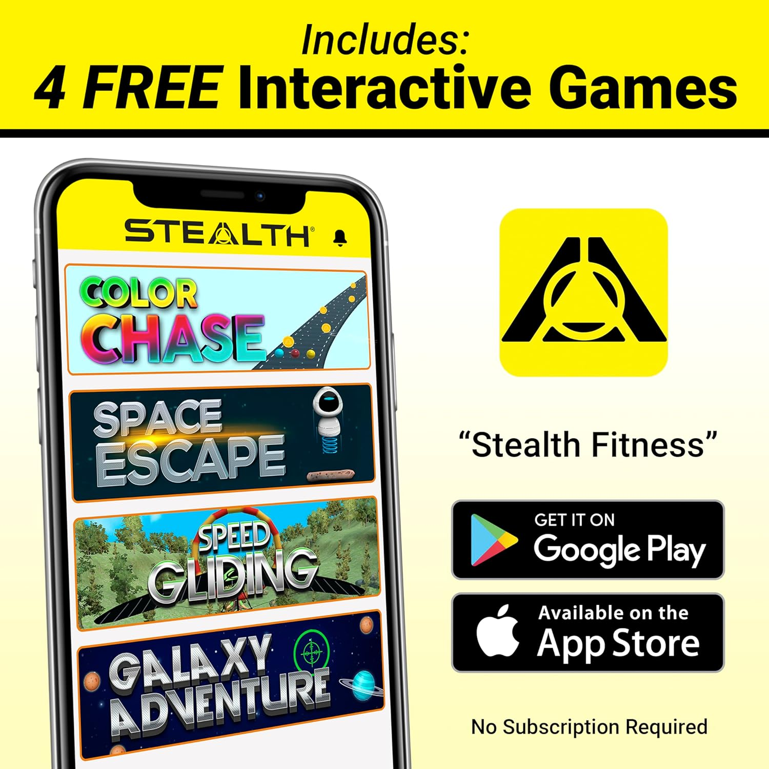 Stealth Core Deluxe Trainer - Turn Fitness into a Fun Game - Get Strong Sexy Abs and Lean Core Playing Games on Your Phone; Free Ios/Android App; 4 Free Mobile Games Included; Dynamic Abs & Core Training; Only 3 Minutes a Day image number 5