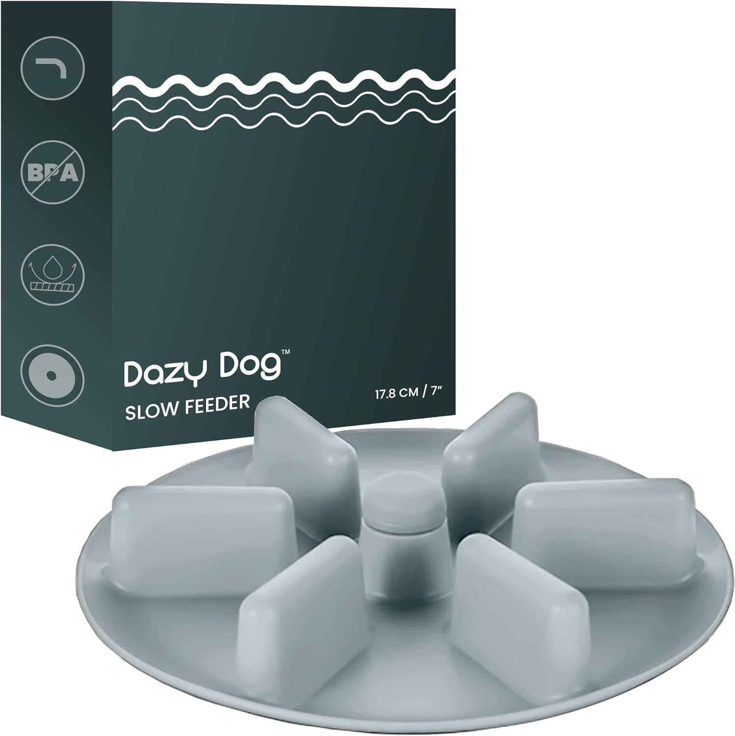 Dazy Dog Slow Feeder Insert for Bowl - Compatible with Dazy Dog Bowls - Promote Healthy Eating Habits image number 6