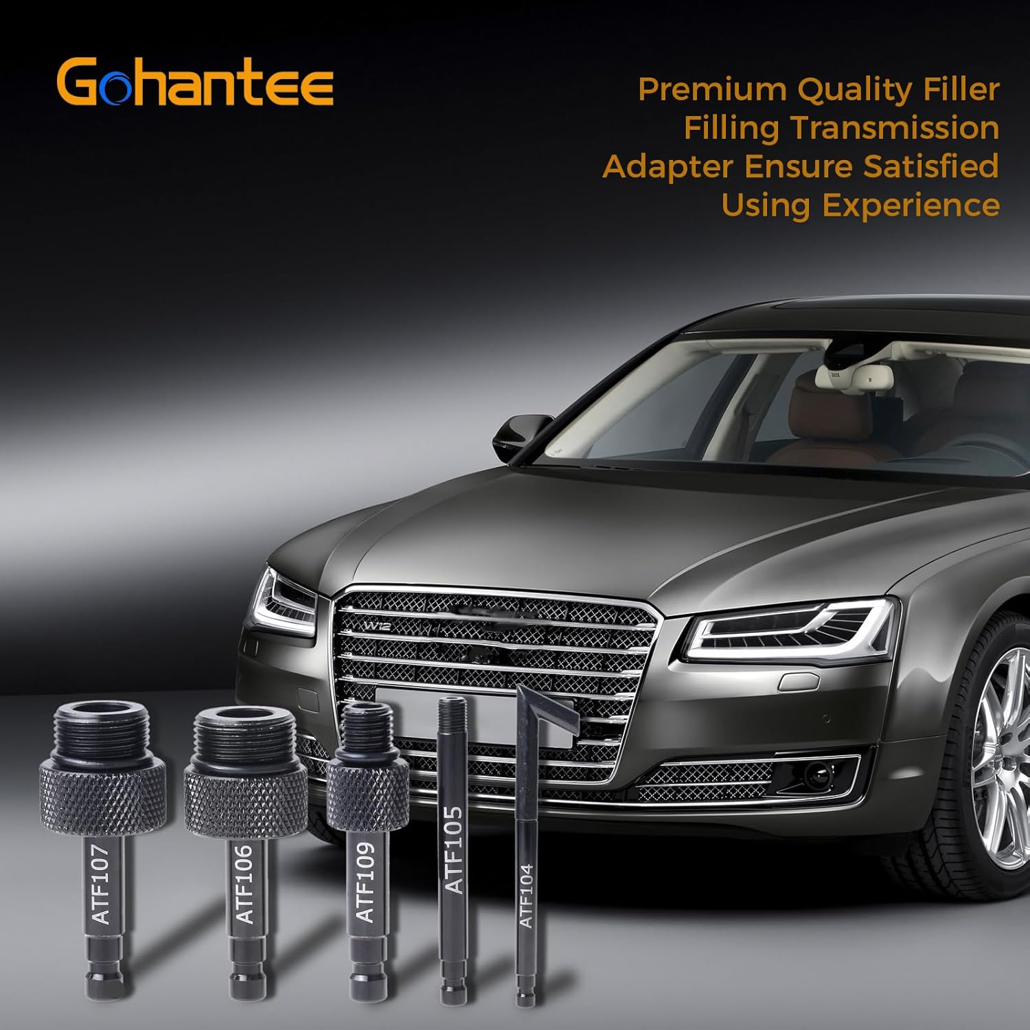 Gohantee Transmission Automatic Fluid Oil Filling Filler Adapter Fit for VW Audi 09G 01J 722.9 CVT DSG ATF Benz 722.9 image number 1