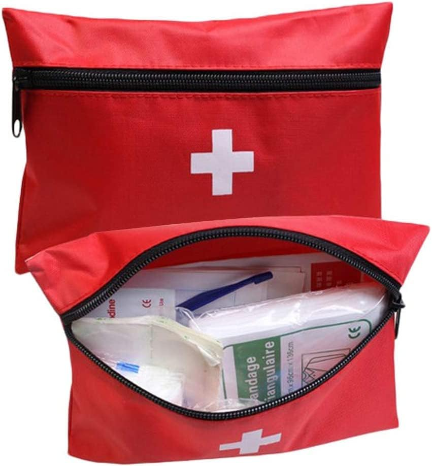 6 Pack Mini First Aid Kit Empty Pouch, Travel Empty First Aid Kit Pouch Bag for Emergency at Home, Office, Car, Outdoors, Boat, Camping, Hiking(Bag Only) image number 4