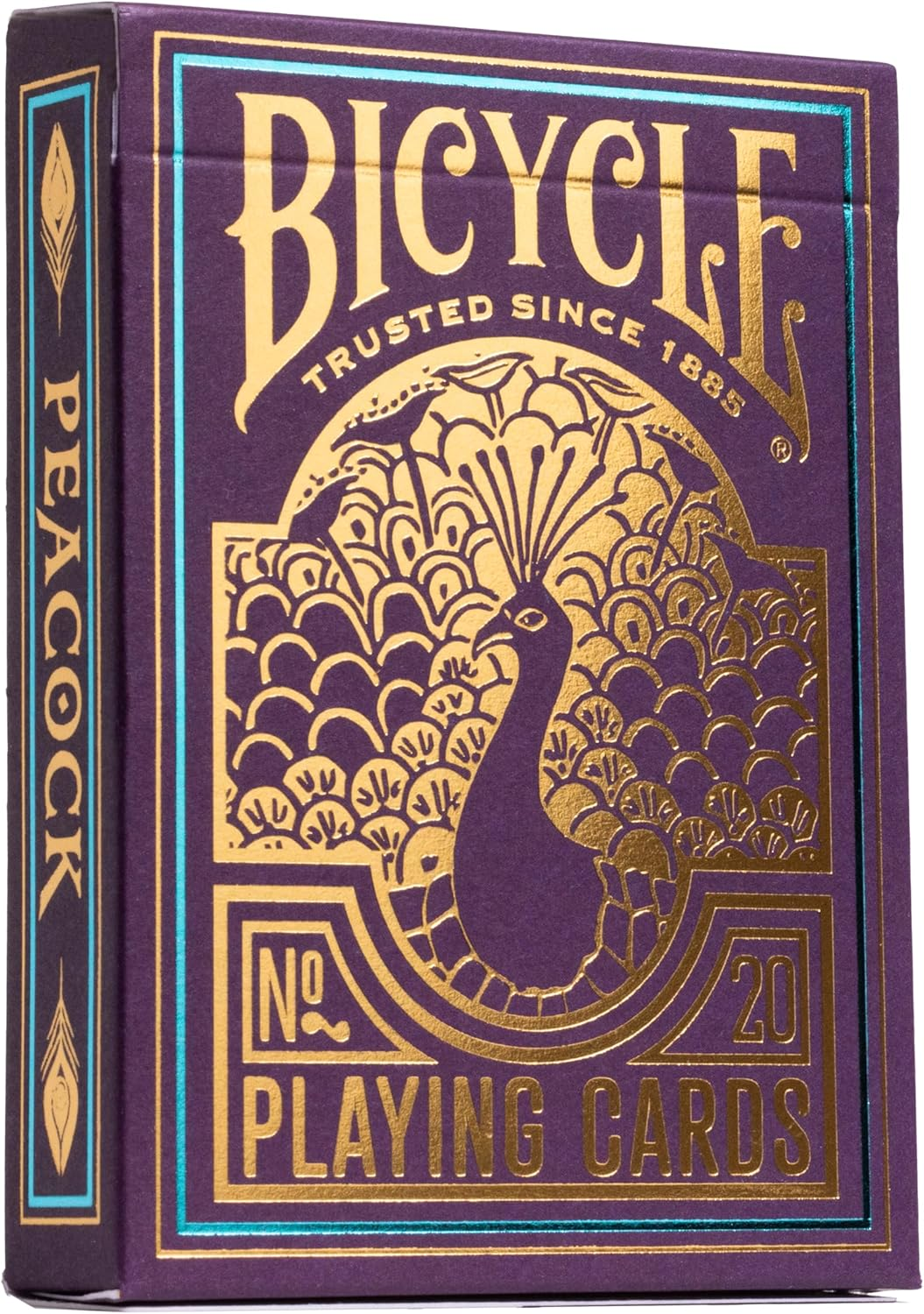 The United States Playing Card Co Bicycle Peacock Playing Cards, Purple image number 2