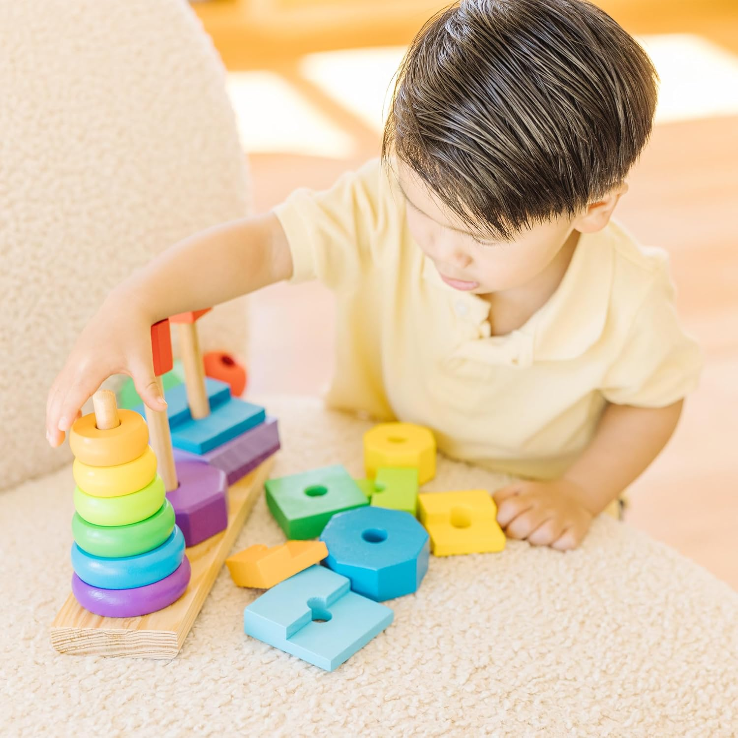 Melissa and Doug - Geometric Stacker