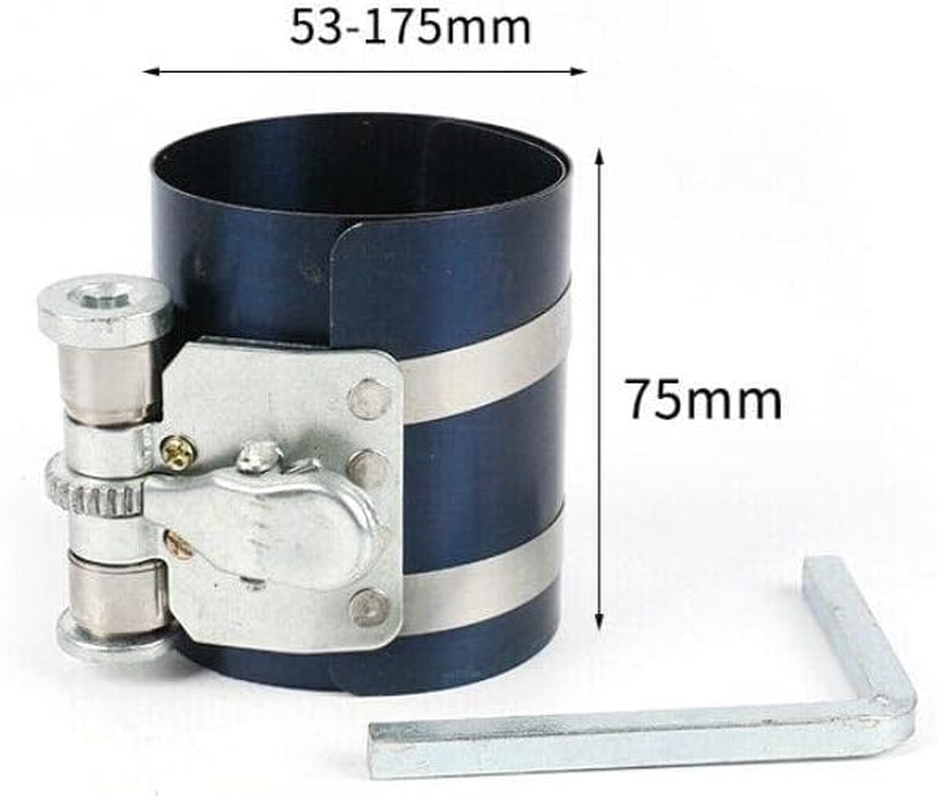 AIMALL Piston Ring Compressor 53-175MM Ratchet Car Auto Engine Installer Pliers Set, Carbon Steel Engine Installer Pliers for Auto Car Repair, Durable 3-Piece Kit image number 6