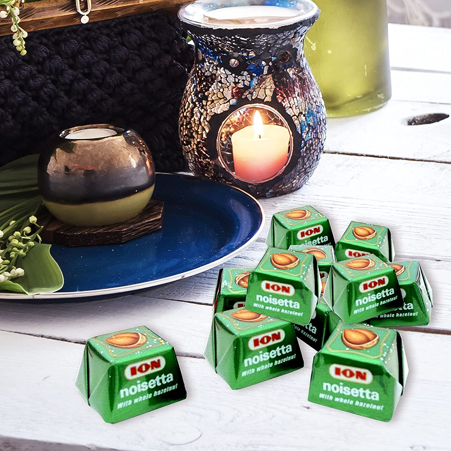 ION Noisetta Milk Chocolate Pralines with Hazelnut, 500 G image number 1