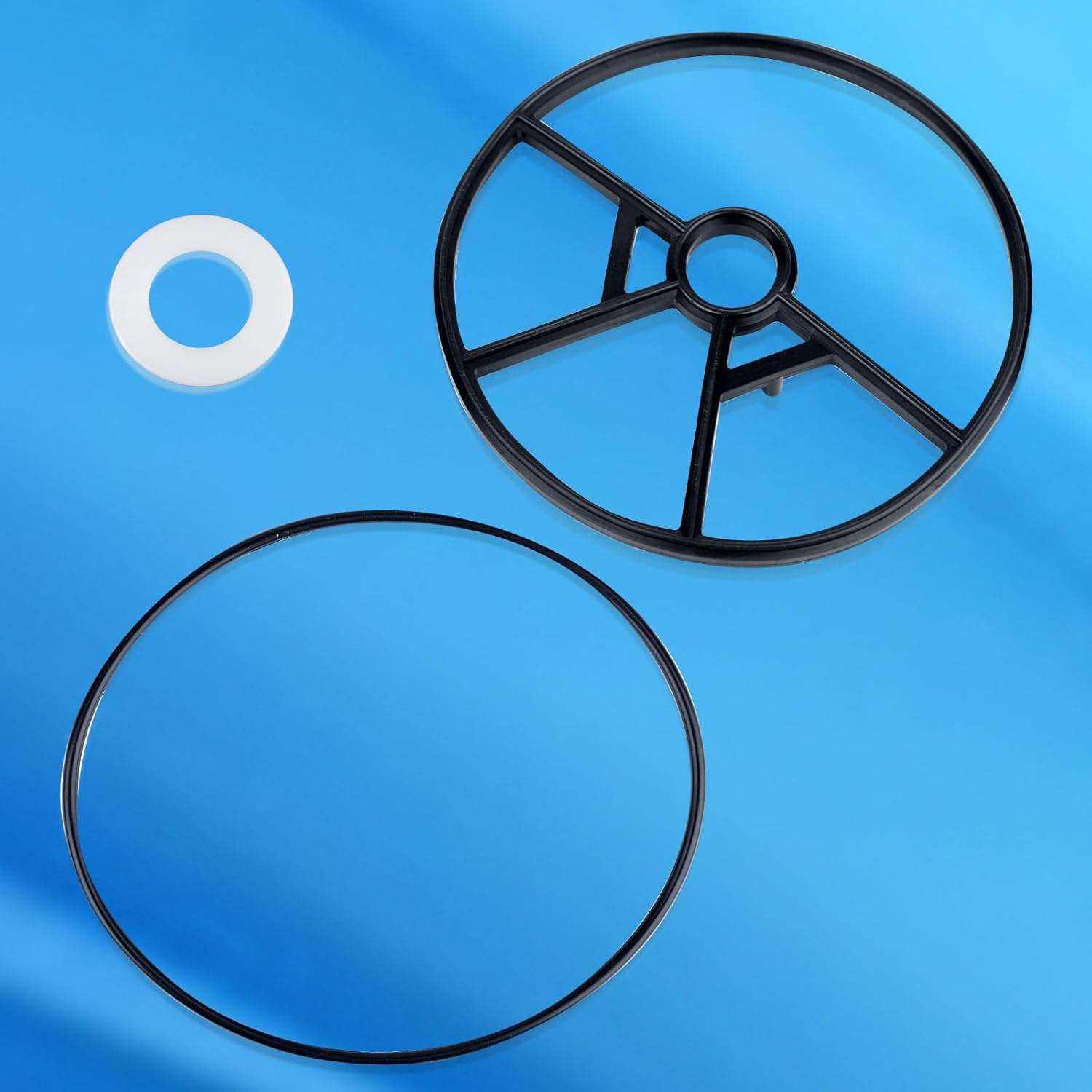 3Pcs Pool Sand Filter Valve Gasket Replacement Parts Gasket Valve O Ring for Hayward SP0714T Vari-Flo XL Valve and SPX0714CA O Ring Gasket image number 2