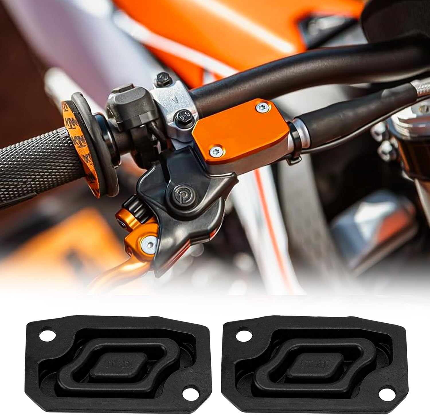 Front Brake Clutch Master Cylinder Gaskets Replacement Compatible with XC XC-W XCF SX SXF EXC EXCF TPI Six Day 125 250 300 350 450 500 image number 6