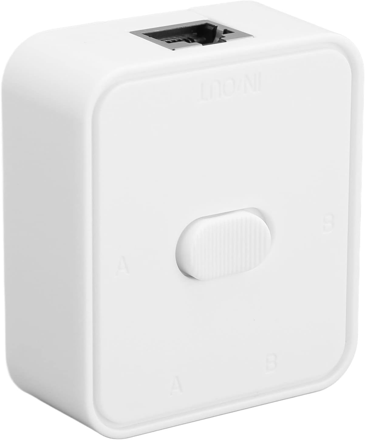 Gigabit Network Switch with 2 Ports, 2 in 1 Out 1 in 2 Out, 1000Mbps RJ45 Ethernet Splitter, Cat 5E/6/7 Compatible, ABS Material, Poe Extender for Easy Layout Extension image number 3