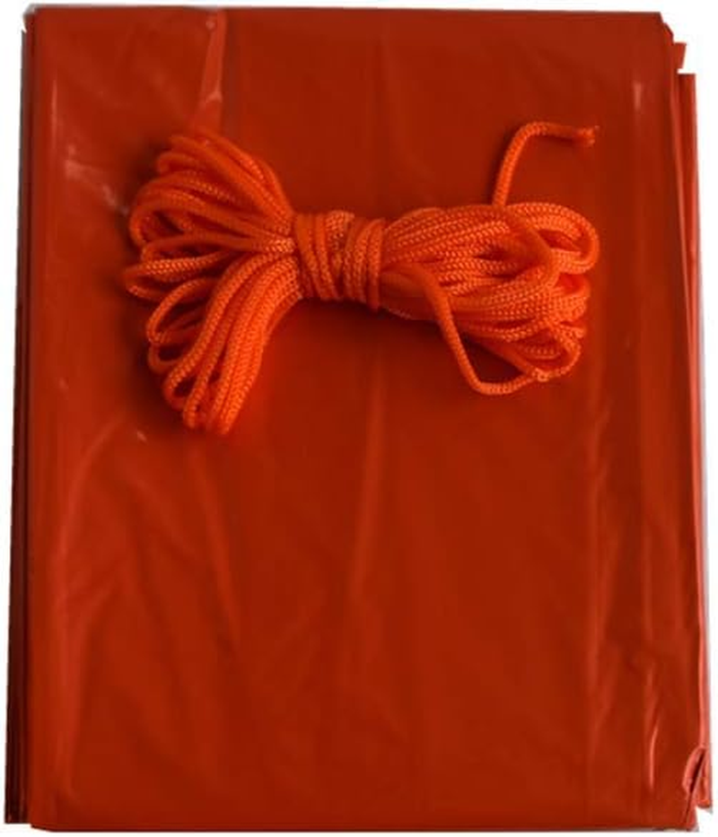 Emergency Survival Shelter Tent, 59 X 98.4Inch Waterproof 2-Person Mylar Thermal Shelter for Hiking Camping image number 6