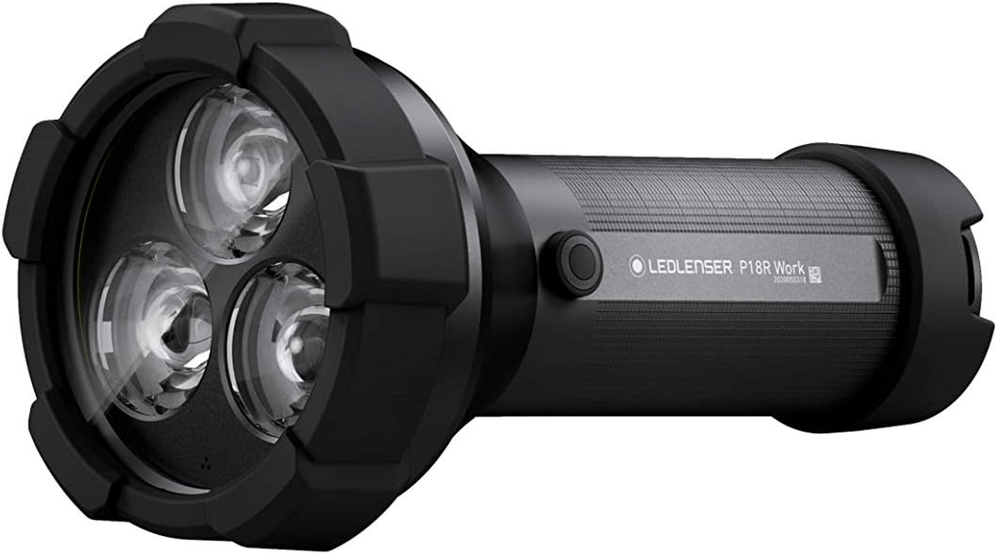 Ledlenser P18R - Rechargeable LED Torch, Super Bright 4500 Lumens, Powerful Searchlight Torch, Dog Walking Flash Light, Hiking, Camping Equipment, Powerful Work Torch, up to 70 Hours Battery Life image number 4