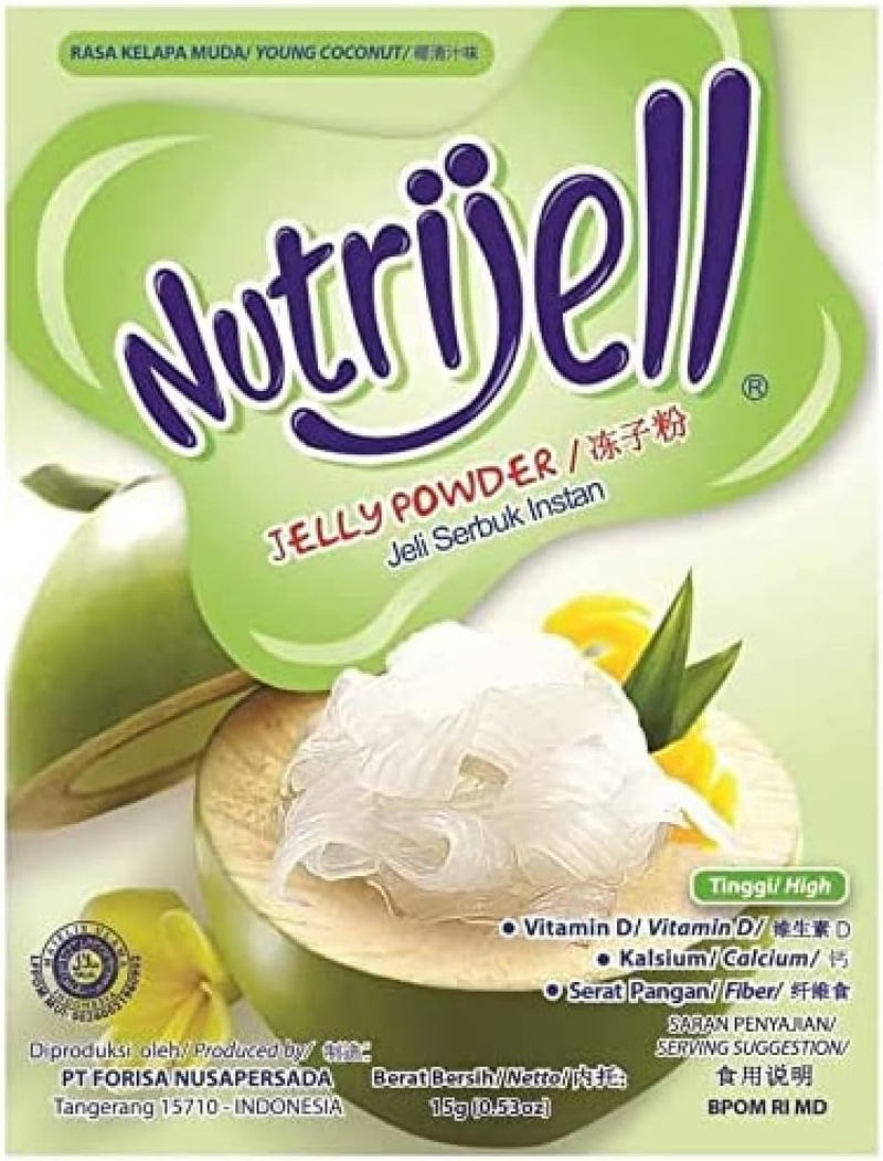 Nutrijell Jeli Serbuk Instant Kelapa Muda, Nutrijell Jelly Powder, Young Coconut Flavour 15 G image number 1