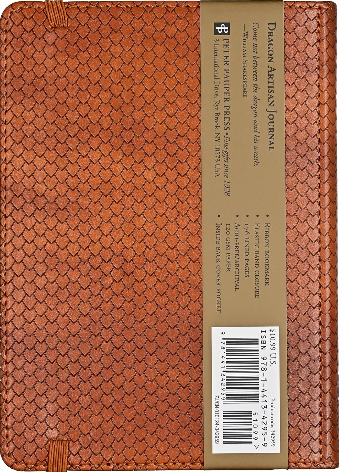 Artisan Dragon Journal (Vegan Leather Notebook) image number 3