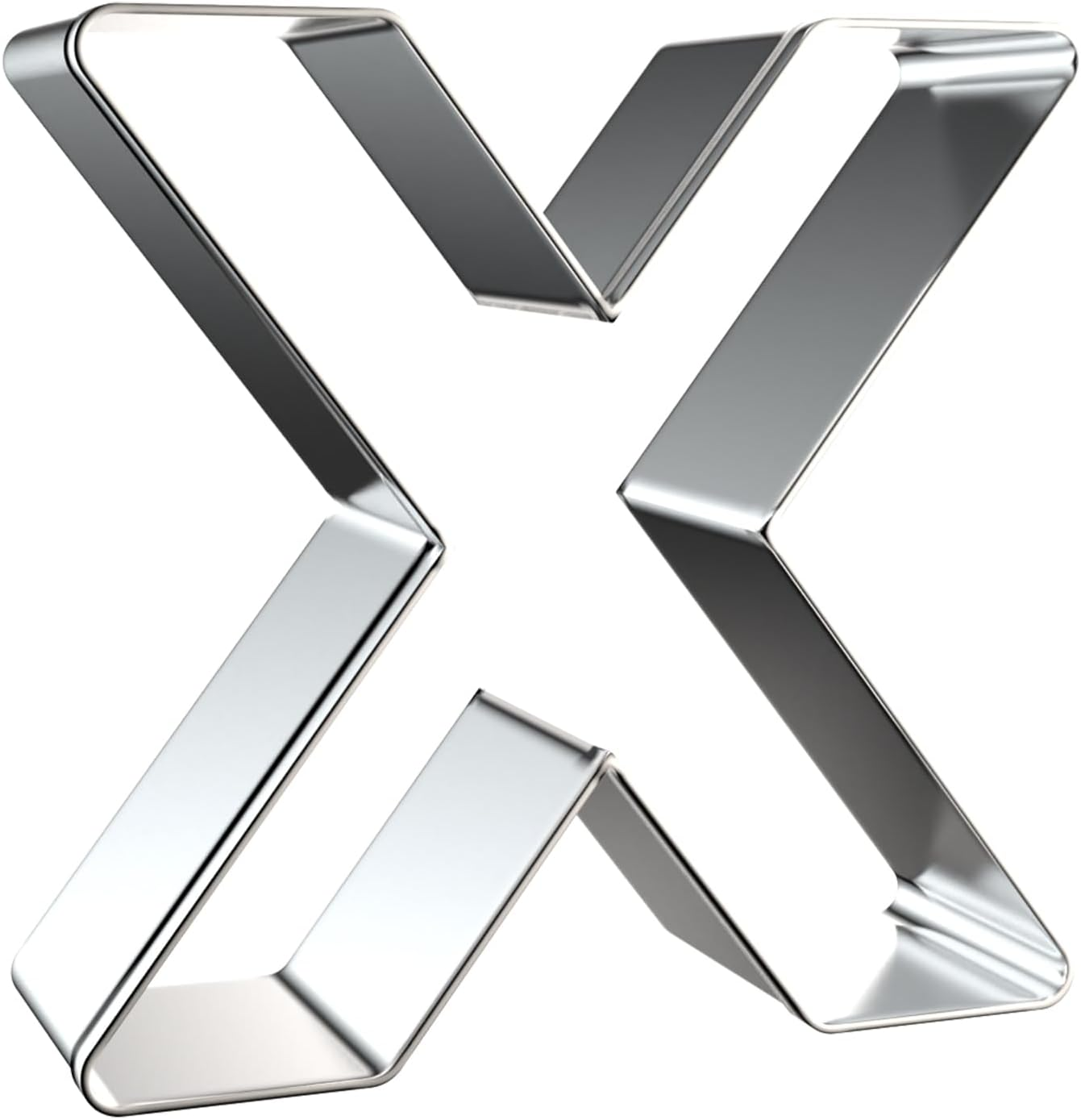 26PCS Alphabet Letters Cookie Cutters, 3 Inch Stainless Steel Metal Biscuit Mold Cookie Cutter for Parties image number 2