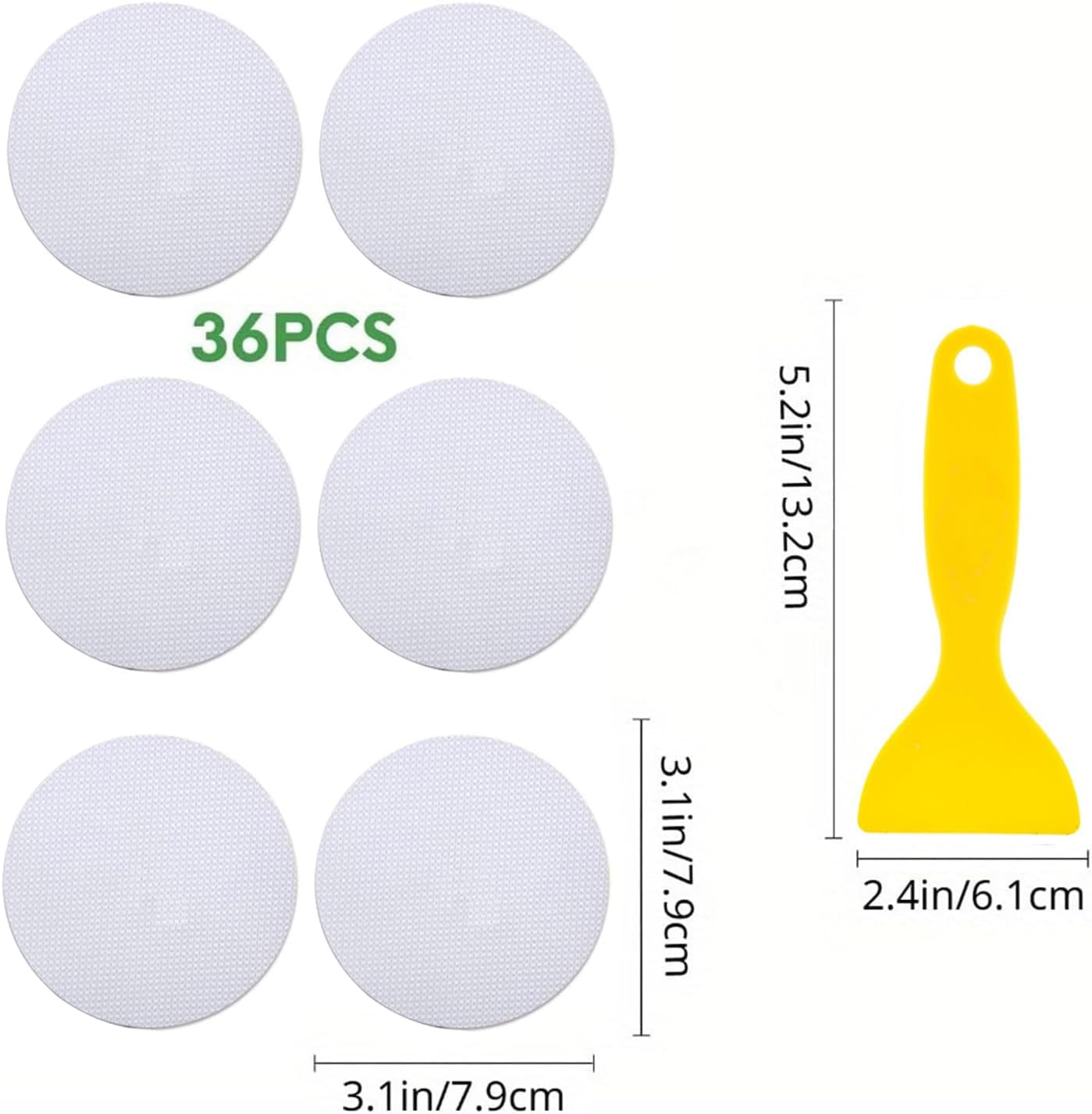 Betterjonny anti Slip Bathtub Strips, 36 PCS Transparent Adhesive Shower Sticker for Bathtub Non-Slip Strip Stickers anti Skid Tape Flooring Safety Tape Mat with Scraper for Bath Shower image number 4