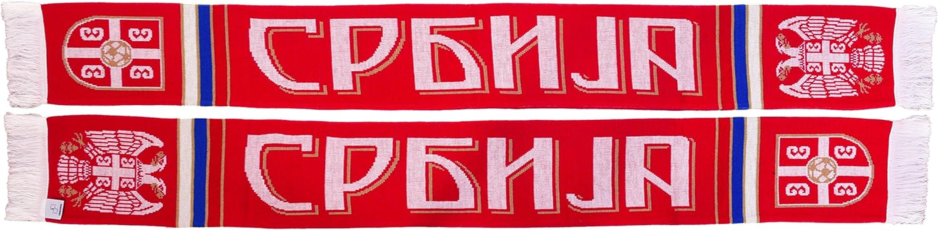 Serbia Soccer Knit Scarf image number 4