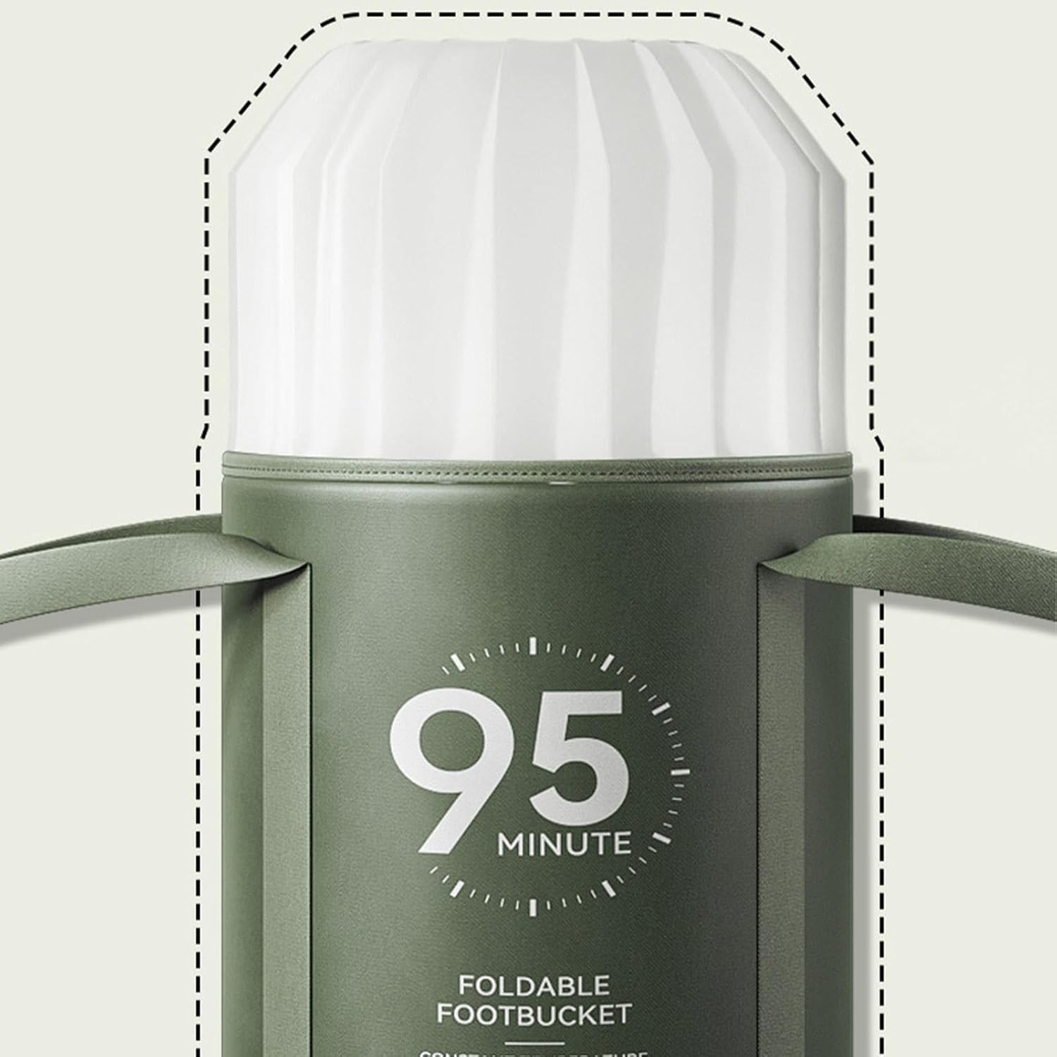 Portable Travel Bucket for Soaking Feet | Bucket for Feet Soaking with Handle, Insulated Foot Bath Bag, Water Container for Foot Spa Camping Fishing Soaking Feet image number 5