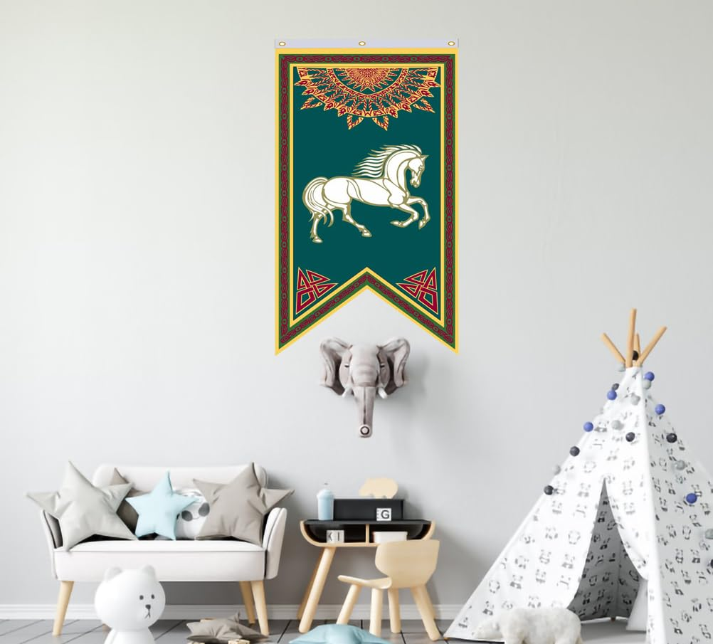 Rohan Tapestry Wall Hanging Banner 30X50 Inch Man Cave Home Office Bed Room Decor Flag image number 1