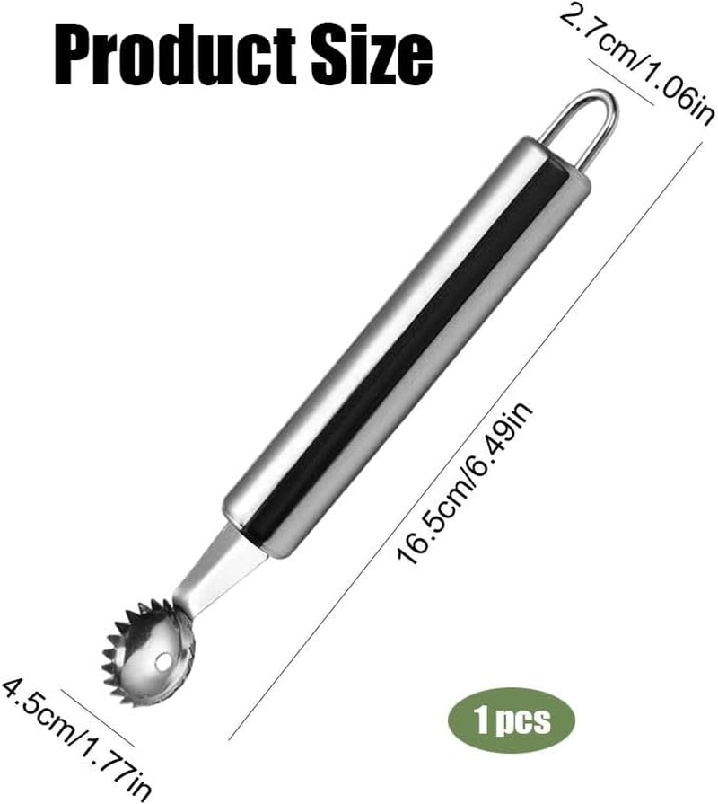 Stainless Steel Strawberry Huller and Tomato Stem Corer Tool， Practical Kitchen Tool for Fruits and Vegetables (1Pcs) image number 2