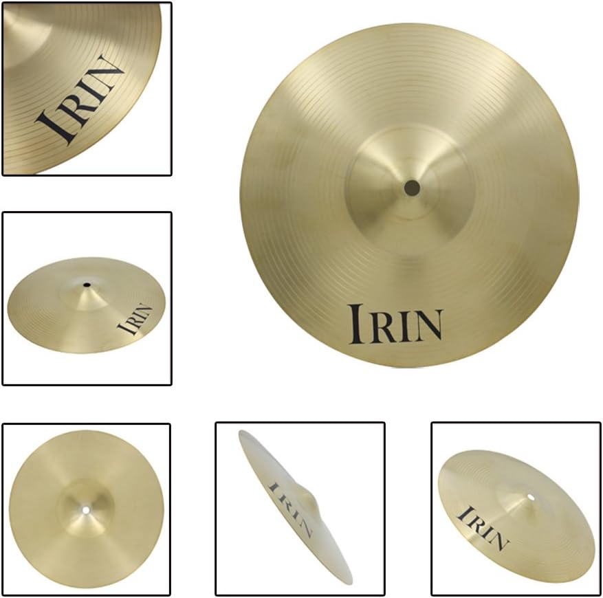RAYWE 18" Brass Alloy Crash Ride Hi-Hat Cymbal for Drum Set image number 6