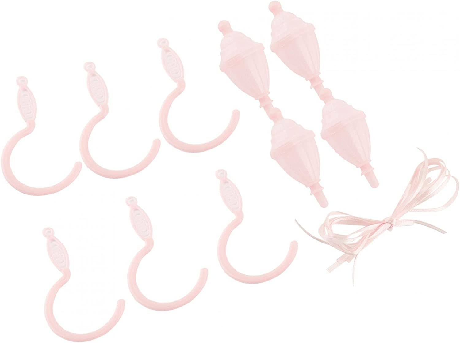 4 Corner Post Mosquito Net, Princess Bed Canopy, Breathable Bed Curtain Full Queen Size Bedroom Decoration #20 (150 * 200 * 200-Pink) image number 6