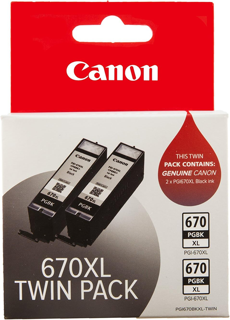 Canon PGI670XLBK Black XL Ink Cartridge