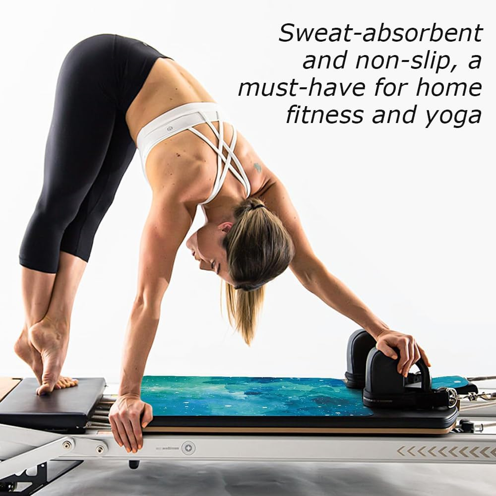 TOMVAES Durable Pilates Reformer Mat with Great Grip, Pilates Reformer Machine Mat Towel, Pilates Reformer Cover, Workout Mat for Yoga, Pilates and Floor Exercises ﻿ ﻿