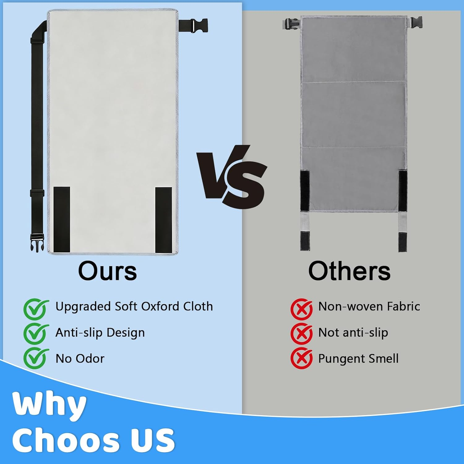 Airplane Seat Extender for Kids, Footrest & Toddler Airplane Bed, Oxford Cloth Airplane Toddler Bed, Toddler Travel Bed, Toddler Airplane Travel Essentials, Travel Seat Cushion for Kids - Grey image number 4