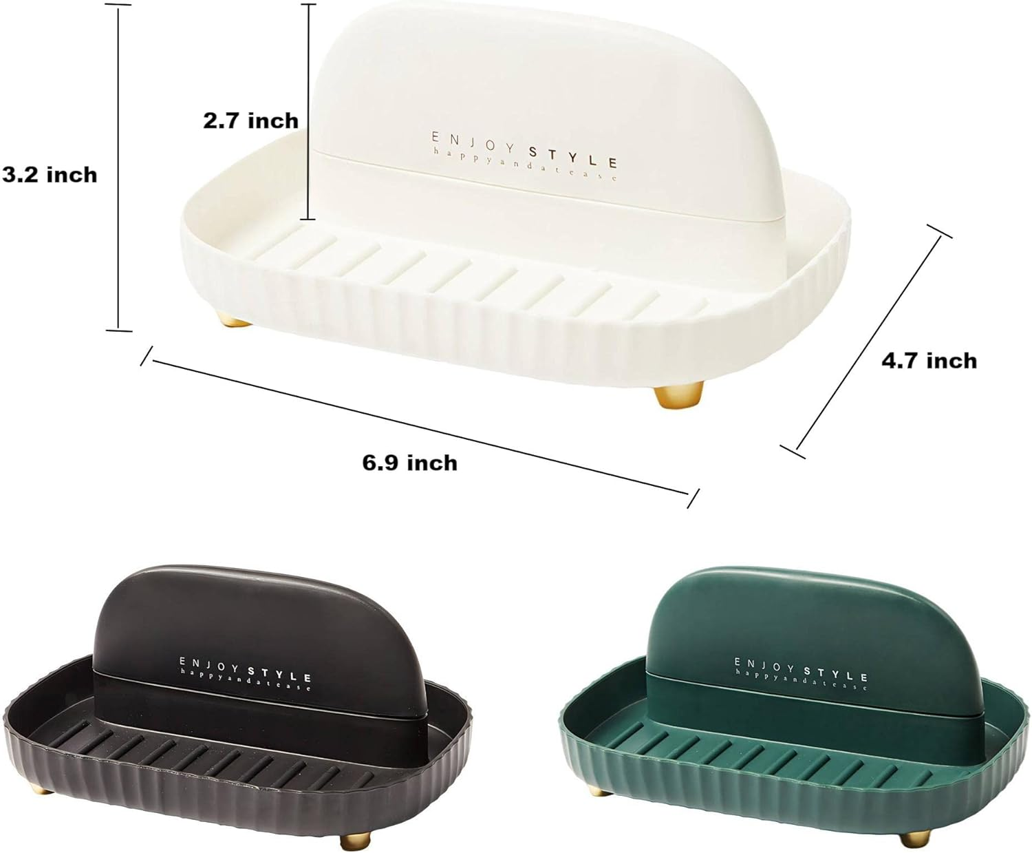 Utensil Rest Holder for Kitchen Counter Spoon Rest Cooking Ladle Spatula Lid Holder Kitchen and Grill Utensil Organizer for Countertop Stove Top (White2Pc) image number 2