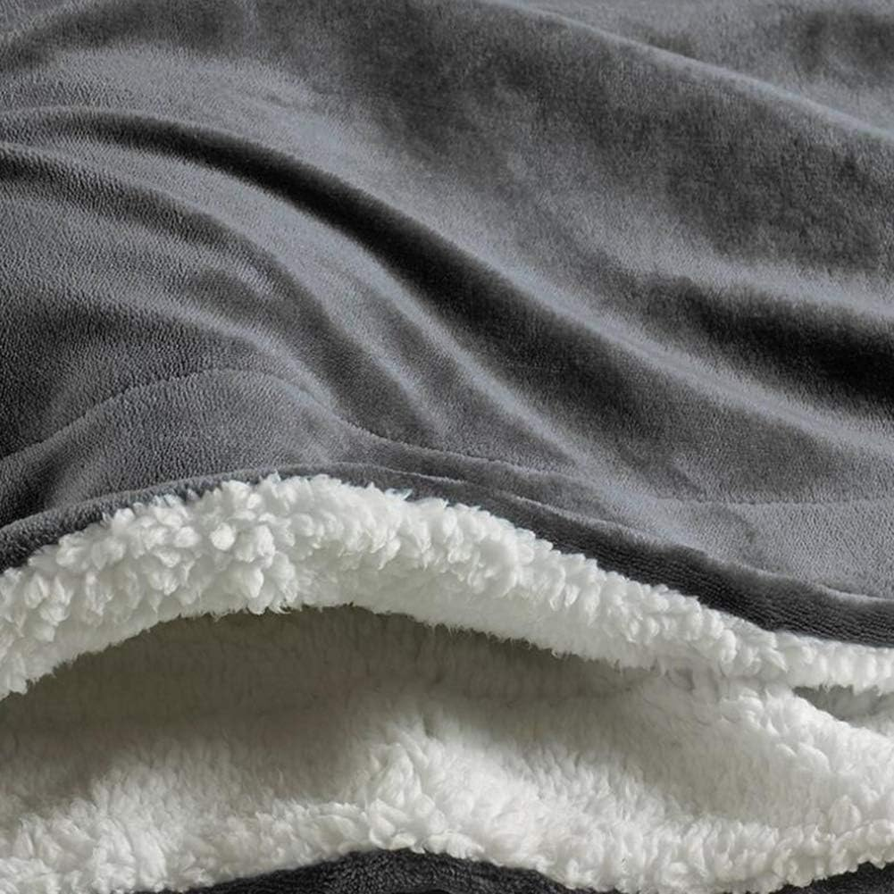 Kids Oversized Blanket Hoodie, Fluffy Sherpa Fuzzy Fleece Comfy Giant Hooded Sweatshirt for Children Teens image number 5