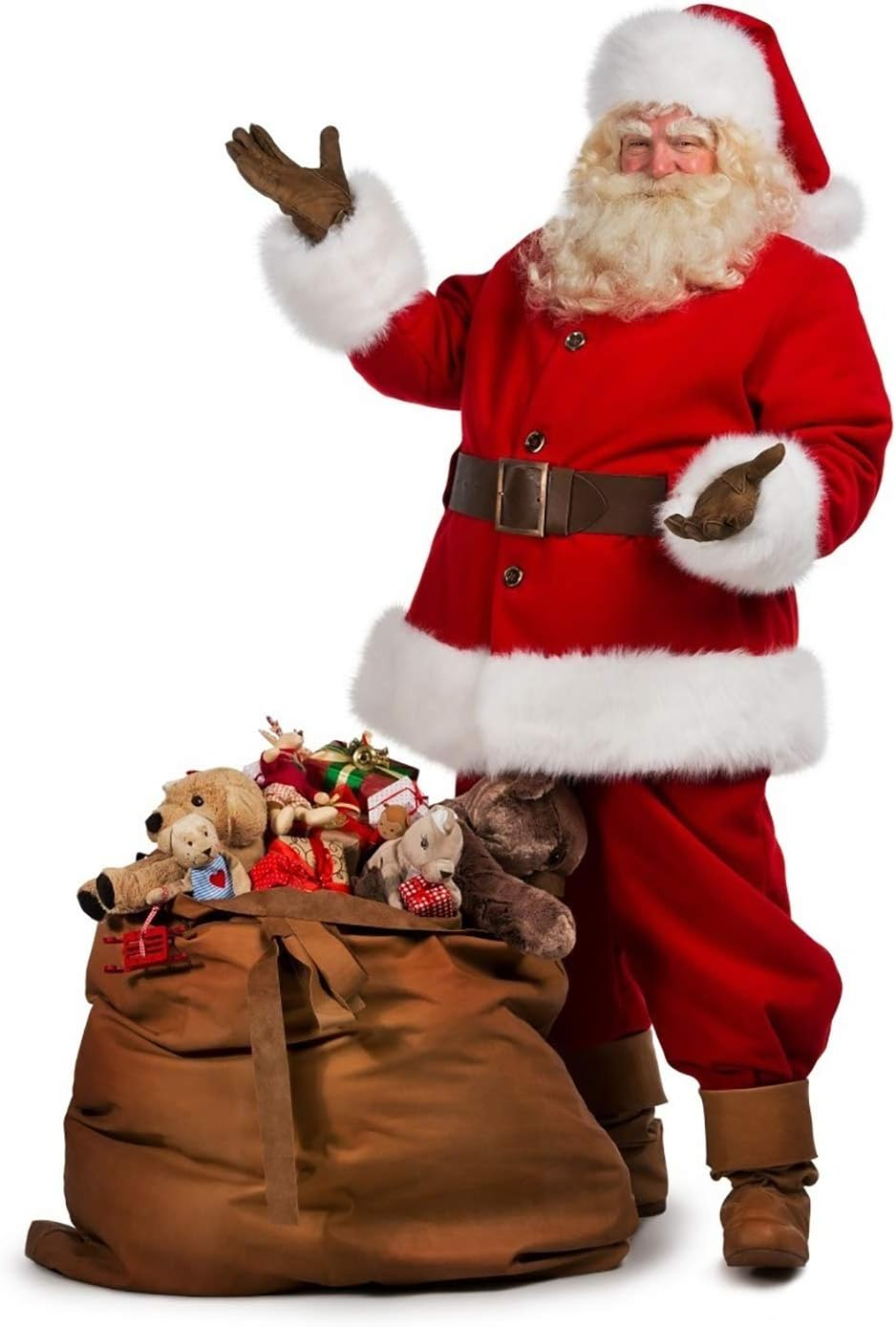 Santa Inflatable Big Belly Pregnant Woman Fake Belly Santa Claus Beer Belly with Mini Inflator Halloween Costume Accessories Christmas Costume Fat Suit Padding image number 5