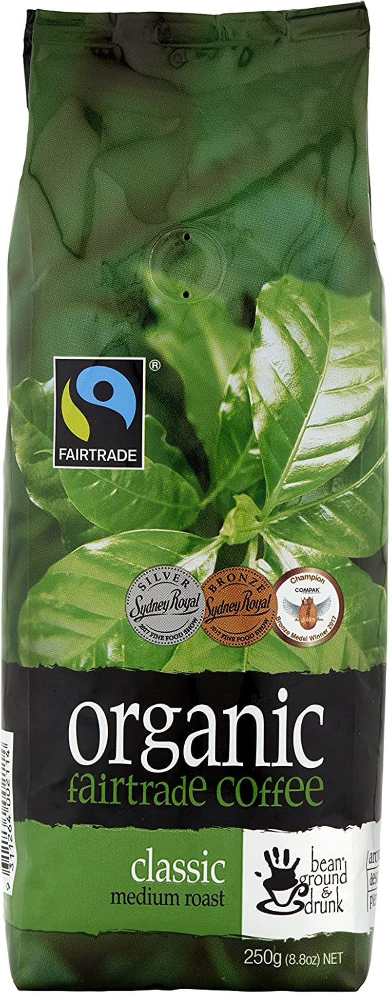 Bean Ground & Drunk Coffee Beans Classic 250G image number 2