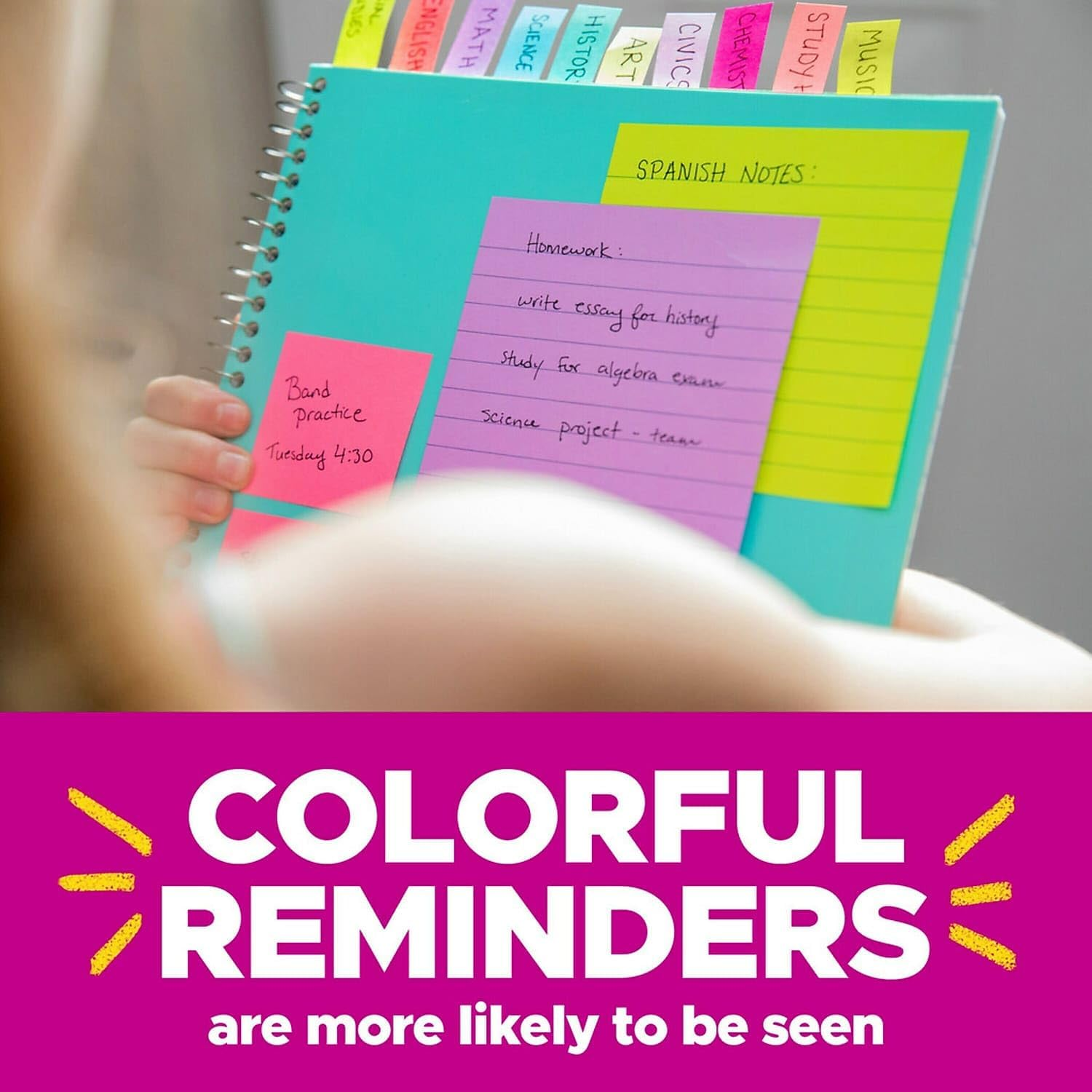 Post-It Pop-Up Notes, 3 in X 3 In, Marseille Collection, 12 Pads/Pack, 100 Sheets/Pad (R330-12AP) image number 3