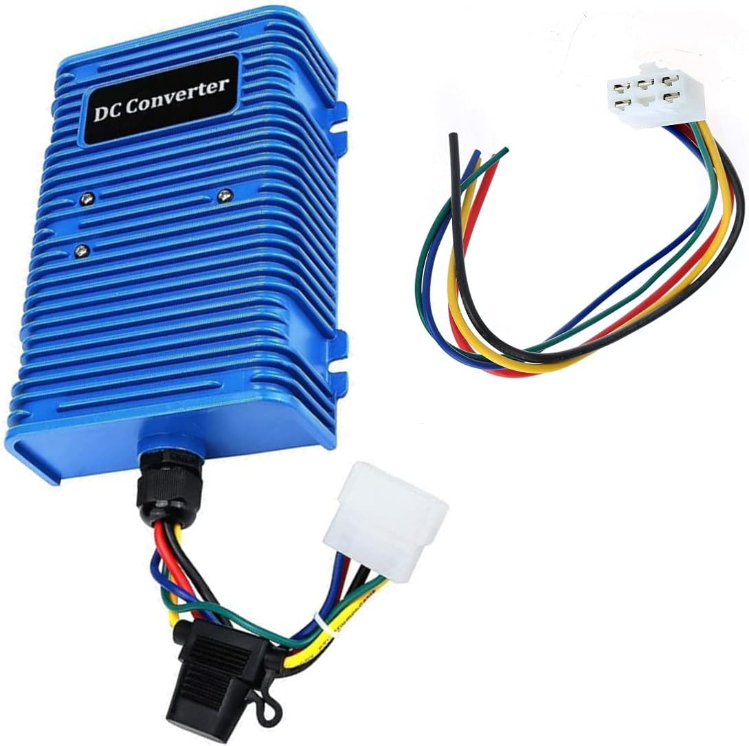 Golf Cart Voltage Reducer DC Converter 36V or 48V to 12V / 30 Amp 360 Watts with Dual Power Source image number 6