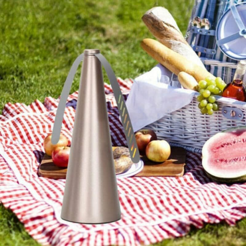 1Pc（Black） Automatic Fly Trap Repellent Fan Keep Flies Bugs Away from Your Food #T image number 5