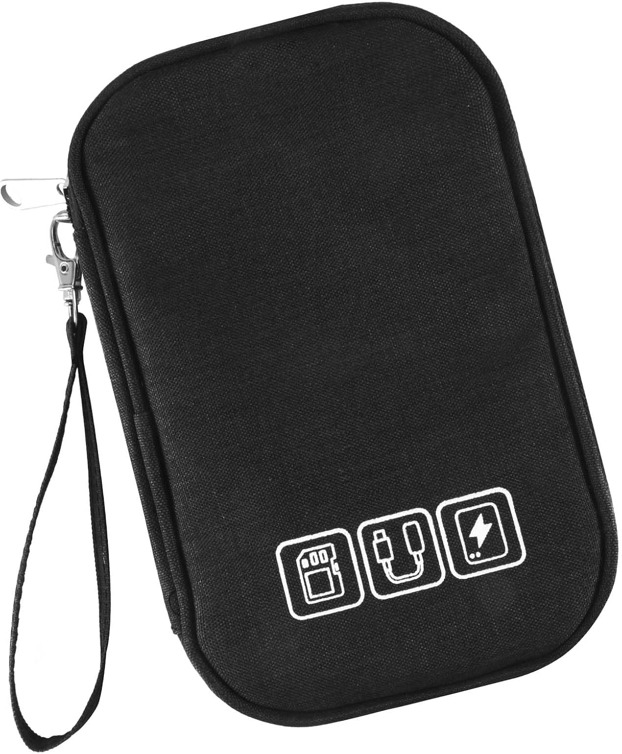 Domoi Electronic Organizer, Travel Cable Organizer Bag Pouch Portable Electronic Storage Multifunction Case image number 2