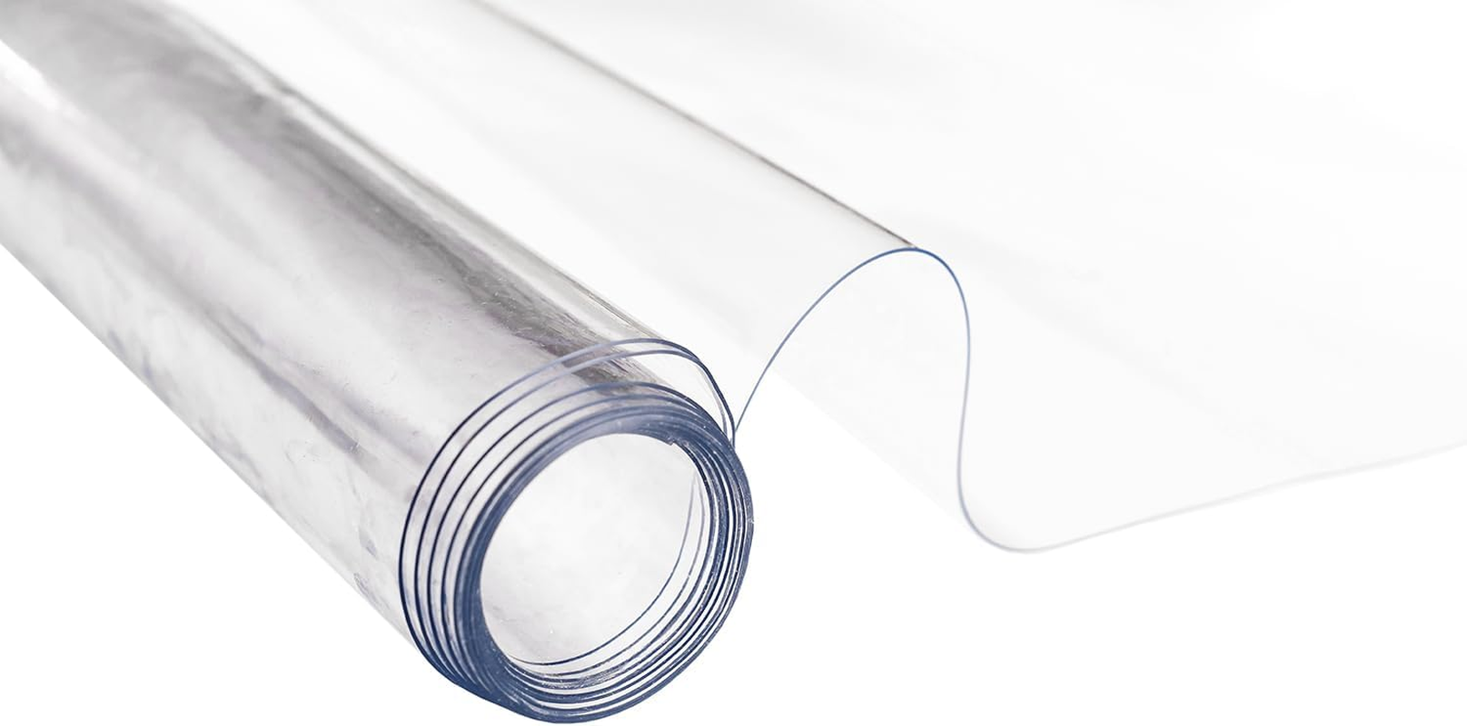 Restaurantware Table Tek 54 X 54 Inch Table Top Protector 1 Rectangle PVC Table Protector - 6 Mil Thick Waterproof Clear Plastic Dining Table Cover Heavy-Duty No-Slip Cover for Table image number 1