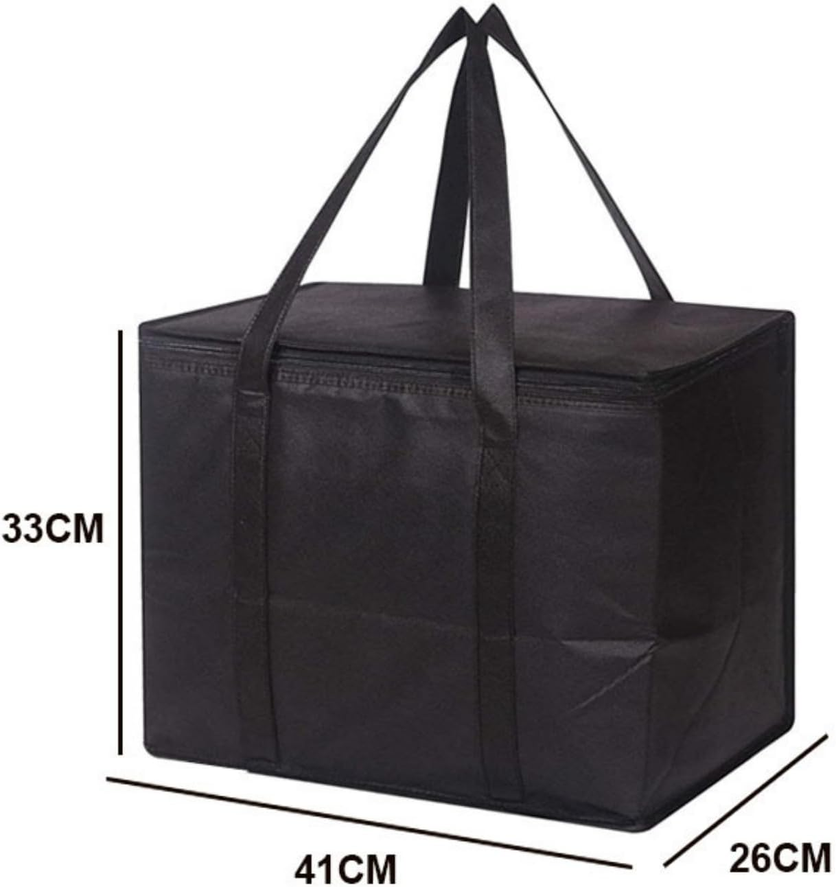 30L Cool Bag - Large Thermal Food Delivery Bag - Insulated Picnic Lunch Bag - Foldable Cool Box for Camping BBQ Shopping - Soft Pack Cooler Bag - Grocery Shopping Bag for Outdoor Activities image number 6