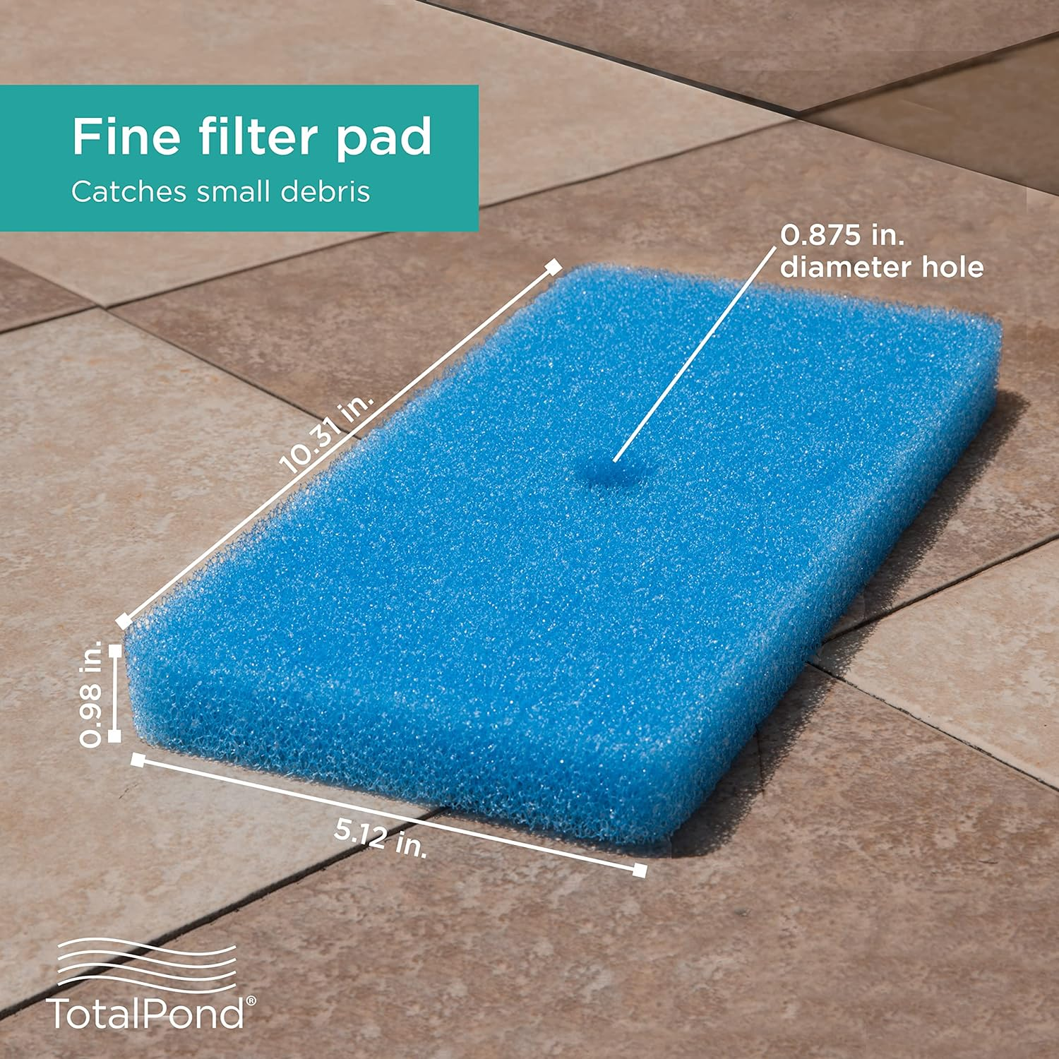 Totalpond 871980305528 Replacement Filter Pads, Black image number 1