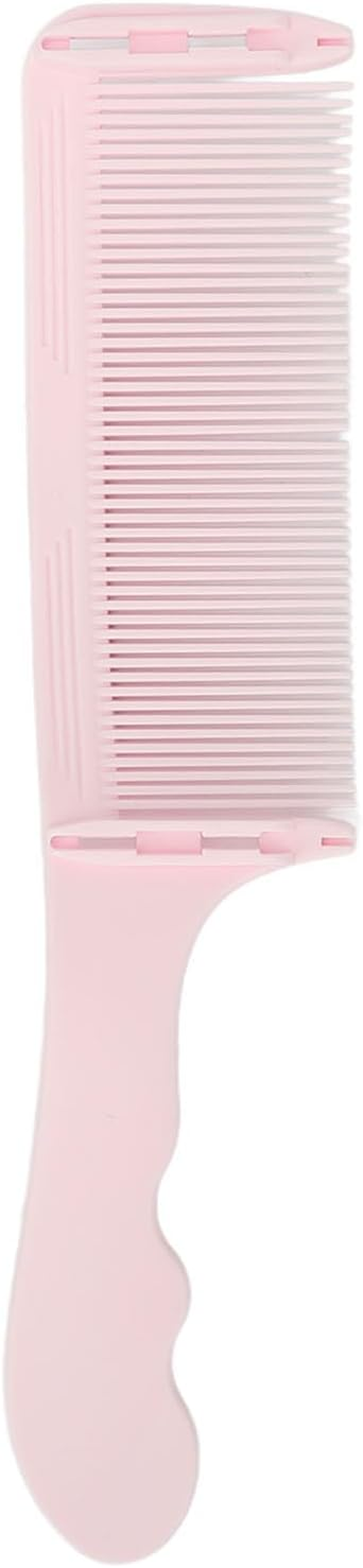Generic Barber Clipper Comb, Flat Top Multifunctional Ergonomic Curved Clipper Comb Lightweight for Salon for Hair (White)