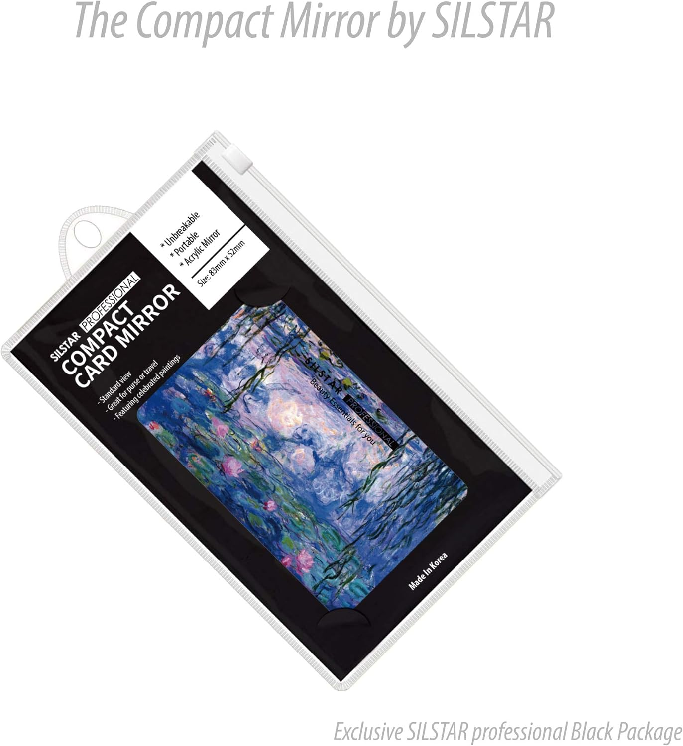 SILSTAR PROFESSIONAL Compact Card Mirror, Unbreakable Acrylic Makeup Mirror, Vanity Mirror Small for Wallet Case, Pocket Mirror_Raja Ravi Varma_Ganapathi 148 image number 5