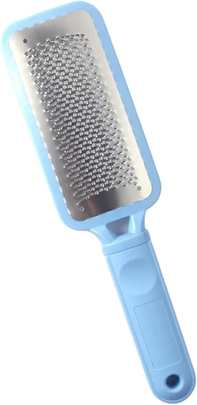 Stainless Steel Feet File to the Skin and Calluses of the Feet Foot Rub Rubbing Stone Pedicure Tool(Black)