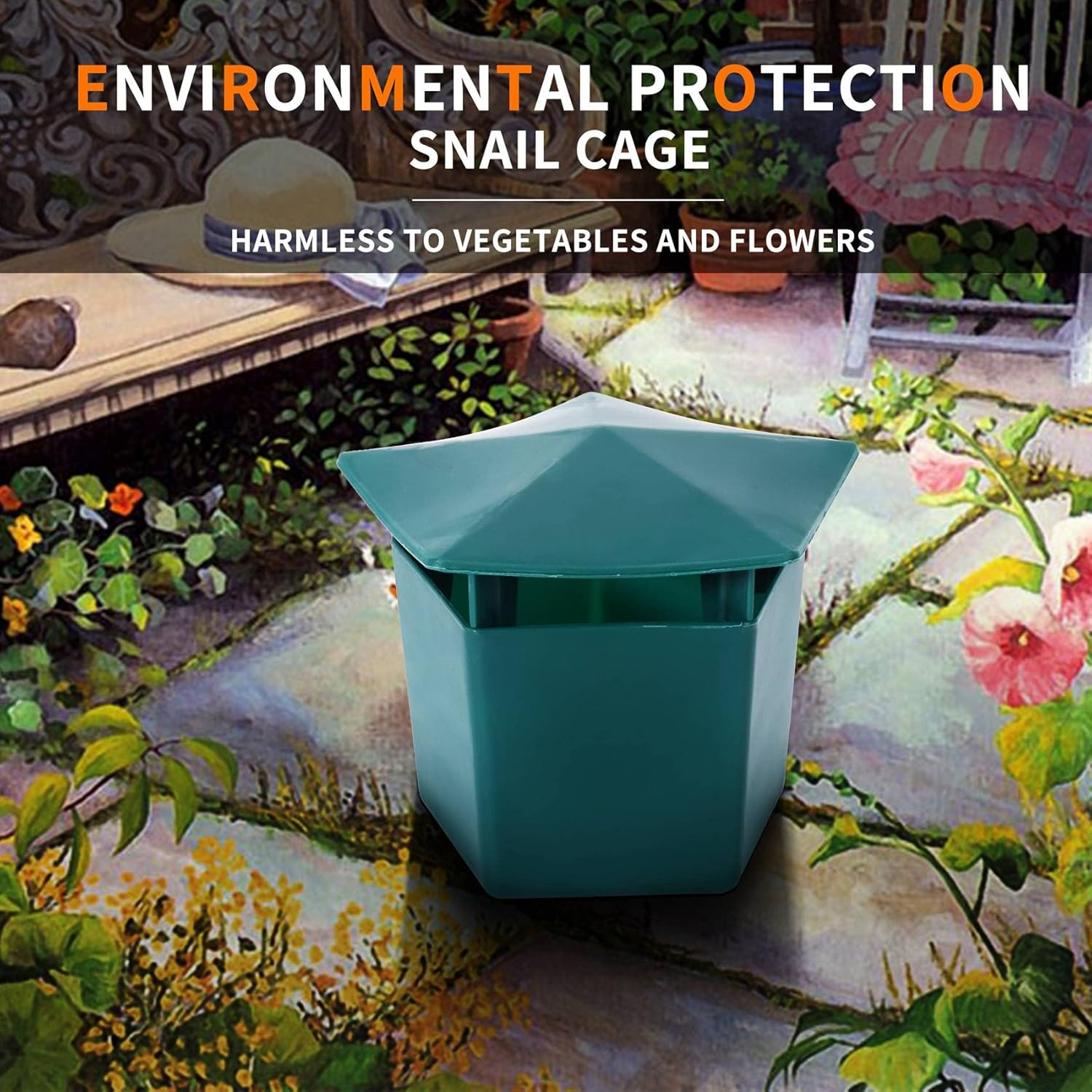 Jevina 8 PCS Beer Traps for Sugs,Beer Snail Traps -Friendly to Catch Slugs Snails Catcher, Safe and Pets